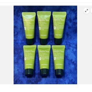 6 pc Lot ~ Tony Moly ~ The Chok Chok ~ Green Tea Foam Cleanser ~ 20mL / .67 oz